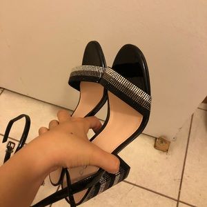 Aldo crystal heels